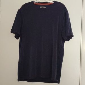 Navy blue t-shirt, extremely soft and comfortable.